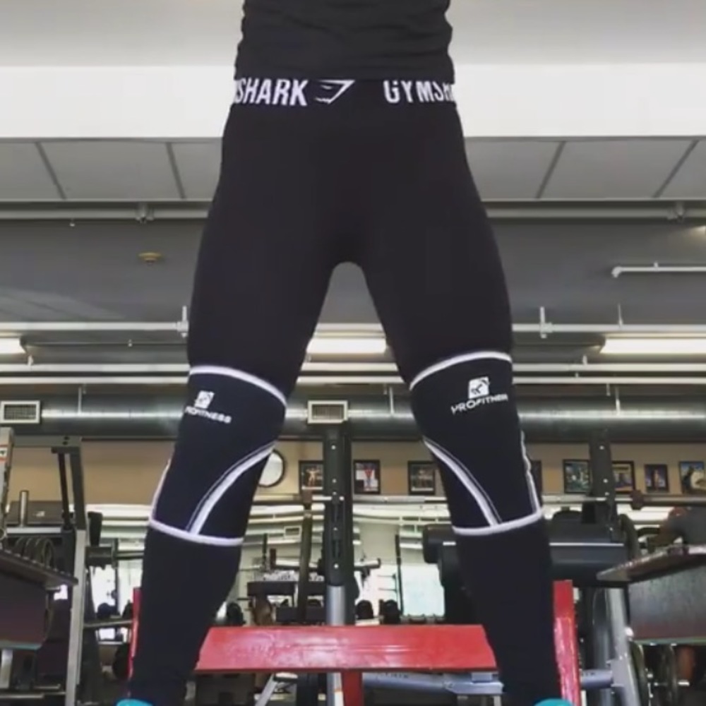 GYMSHARK Leggings BLACK / FIT